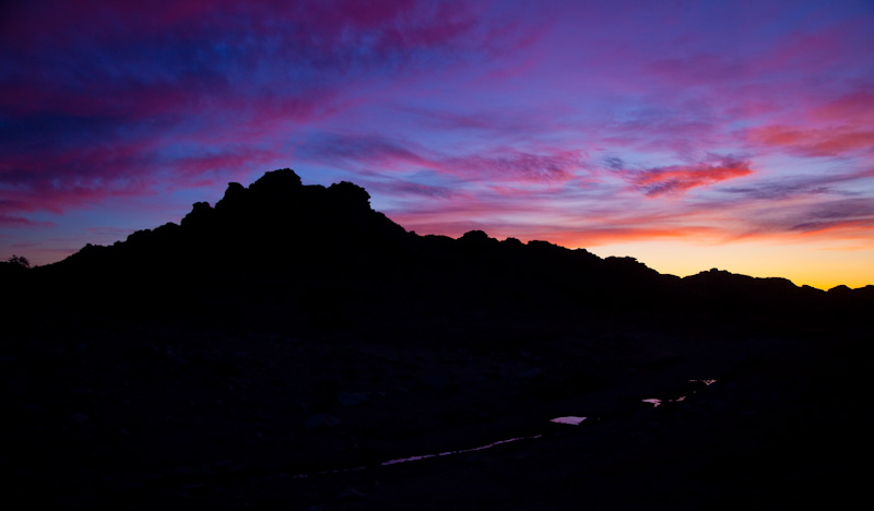 Sunset From Camp